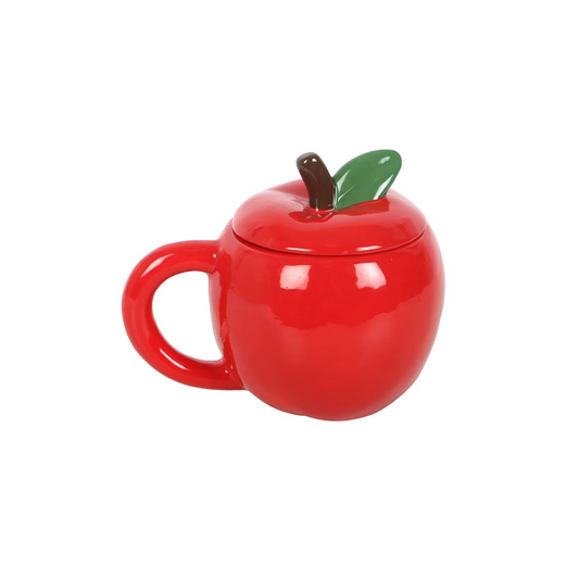 Apple Shaped Lidded Mug, alternate view