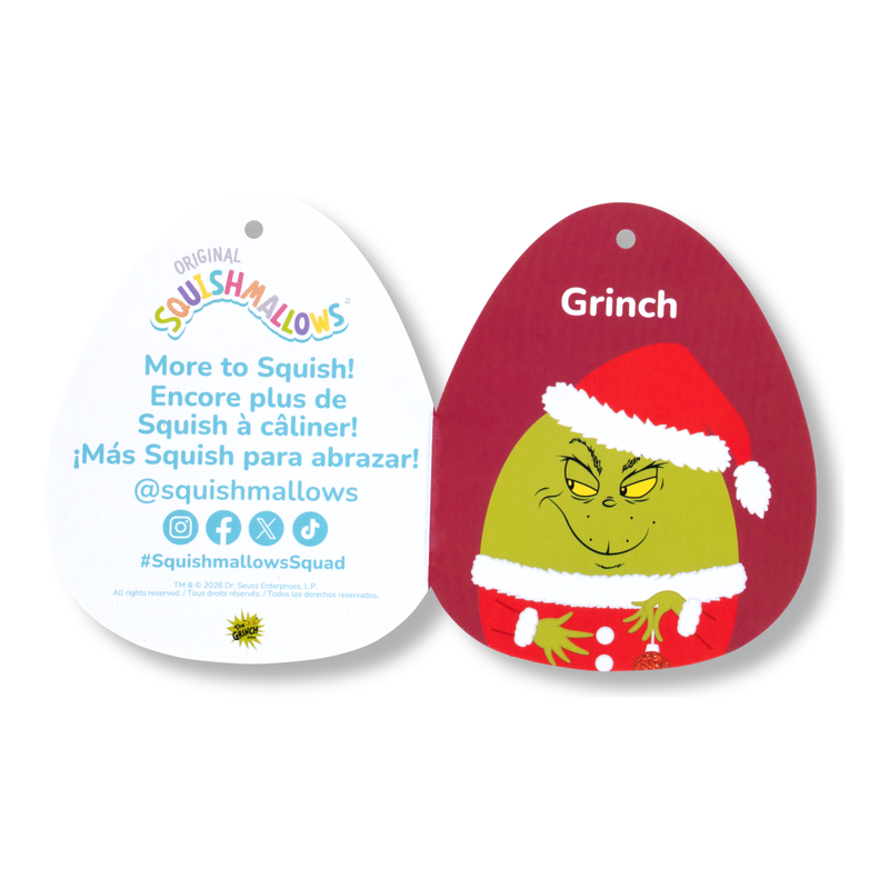Squishmallows - 8in Plush - The Grinch