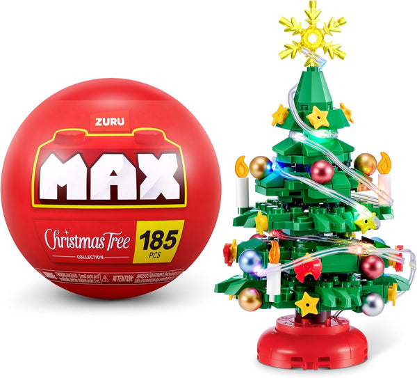 MAX Build More LED Christmas Tree Construction Mystery Capsule by ZURU (Styles Vary)