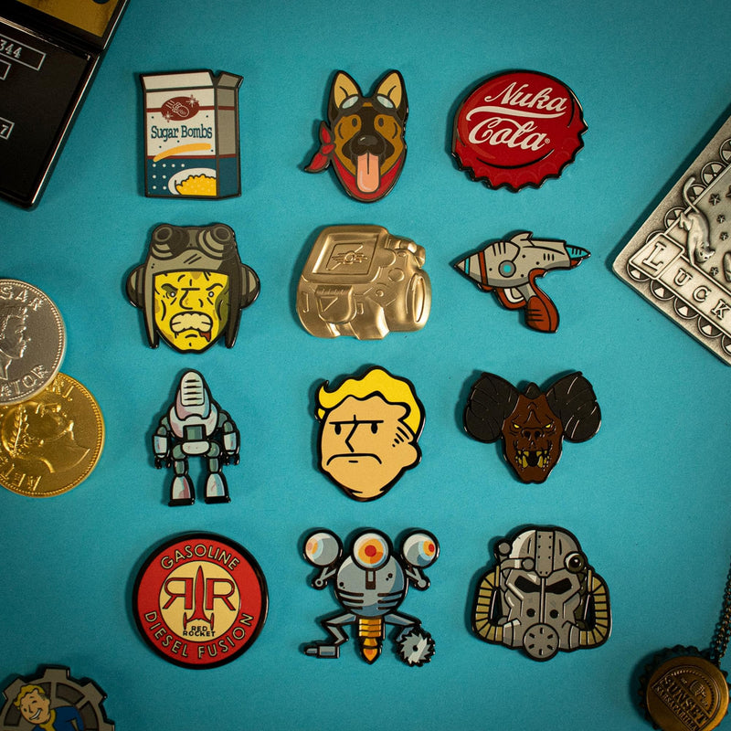 Fallout Mystery Pin Fallout Pin Badge, additional view