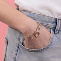 Disney Princess Yellow Gold Charm Bracelet - Image 2