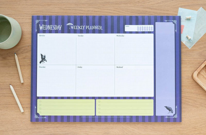 Wednesday A3 Weekly Planner alternate view