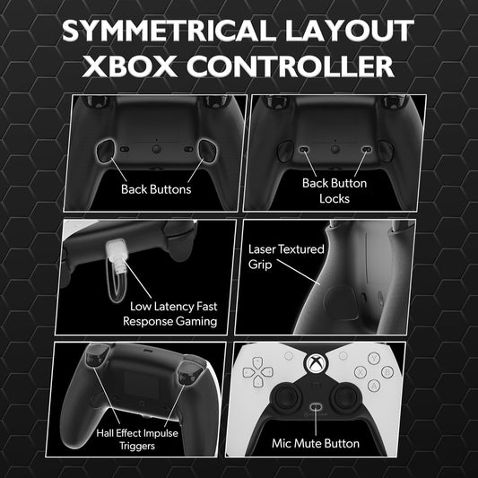 Hyperkin Competitor Wired Controller - Officially licensed Controller for use with Xbox Series X|S, Xbox One, Windows 10|11, 