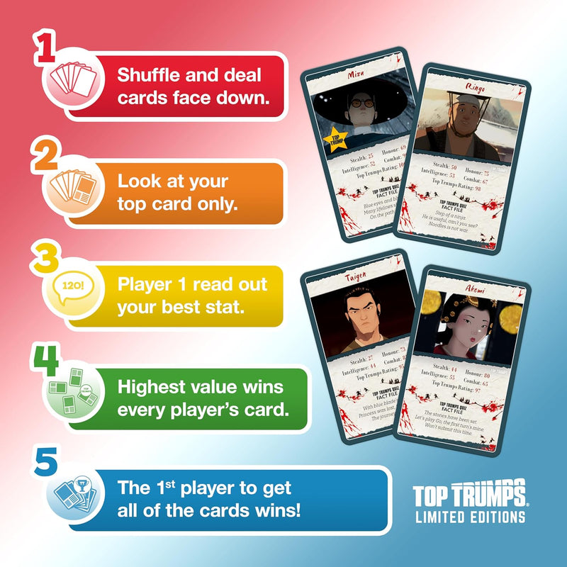 Top Trumps Blue Eye Samurai Limited Edition Card Game - Image 3