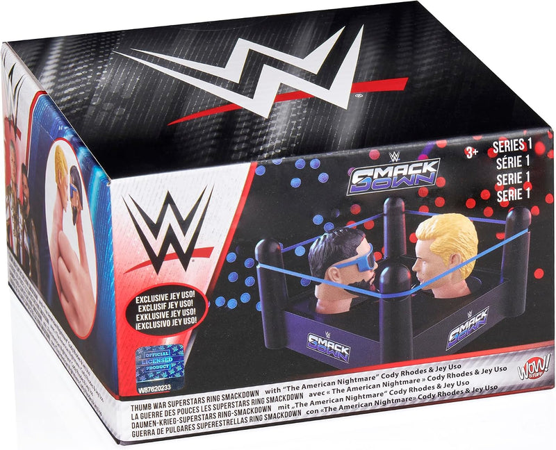 WWE Thumb War Superstars Ring SmackDown Set alternate view 6