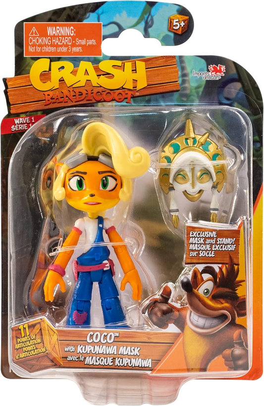 Crash Bandicoot Coco With Kapunawa Mask & Stand Figure - Image 2