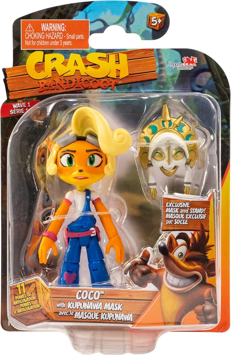 Crash Bandicoot Coco With Kapunawa Mask & Stand Figure - Image 2