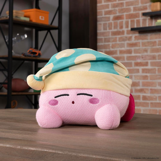 Tomy Knitted Kirby Sleeping Mega Plush - Image 2