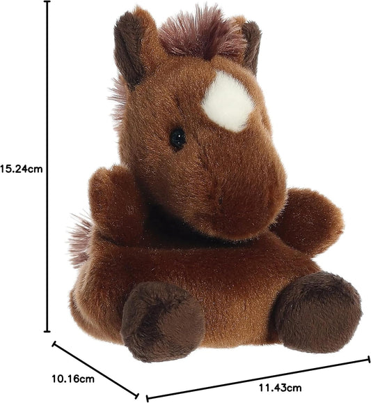 Truffle Brown Horse Palm Pals 4 Inch Plush Keychain alternate view
