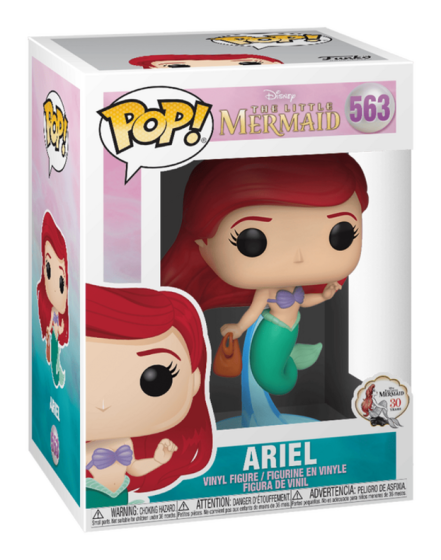 Pop! Disney Little Mermaid Ariel with Bag