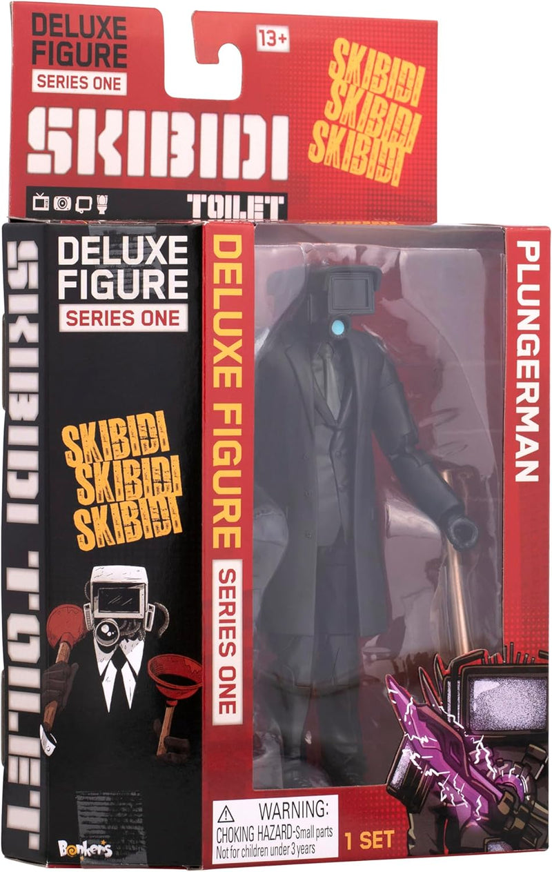 Skibidi Toilet Plungerman Deluxe Figure - Image 3
