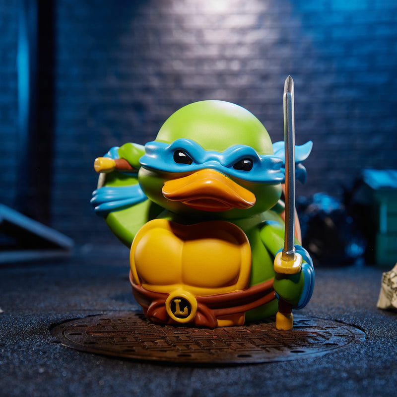 Teenage Mutant Ninja Turtles Leonardo Tubbz PVC Figure Boxed, rear view