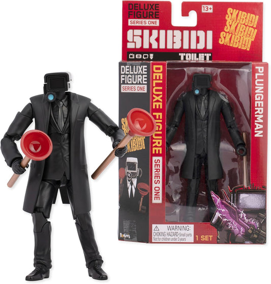 Skibidi Toilet Plungerman Deluxe Figure
