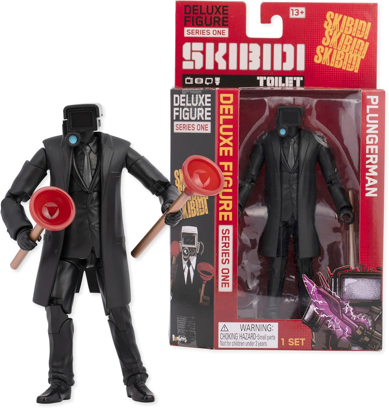 Skibidi Toilet Plungerman Deluxe Figure