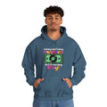 'Money Can't Buy Happiness, But It Can Buy Vinyl' Men's Hoodie, close-up detail