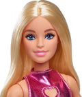 Barbie Blonde Hair & Pink Dress Fashion Doll - Image 3