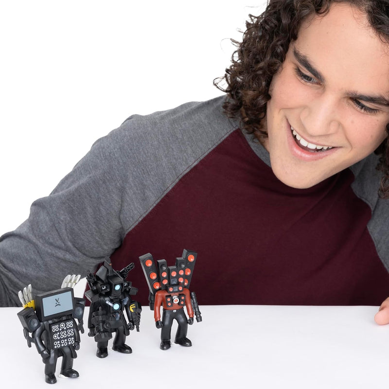 Skibidi Toilet Action Figure Mini Titan Collection Series One 3 Pack - Image 7