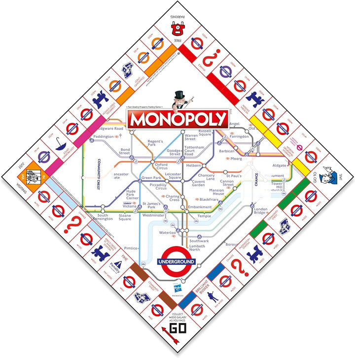 Monopoly London Underground Board Game