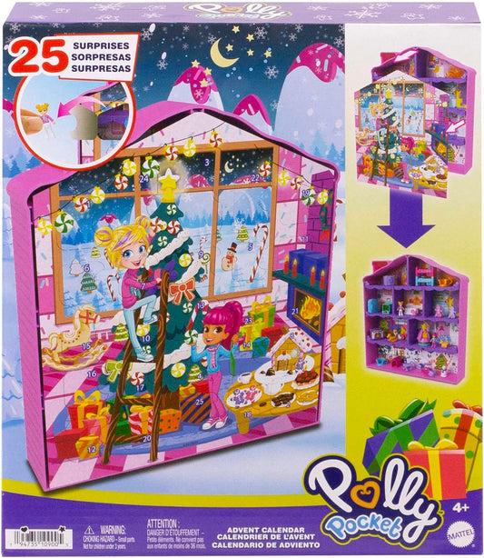 Gingerbread House Polly Pocket Advent Calendar Playset