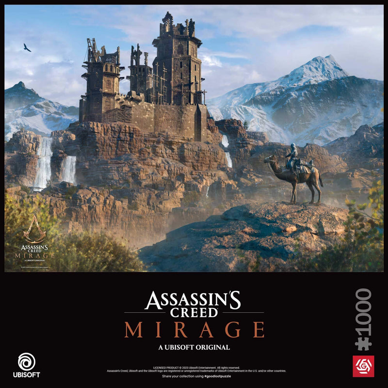 The Witcher Griffin Fight Premium Puzzle 1000 Pieces, side angle