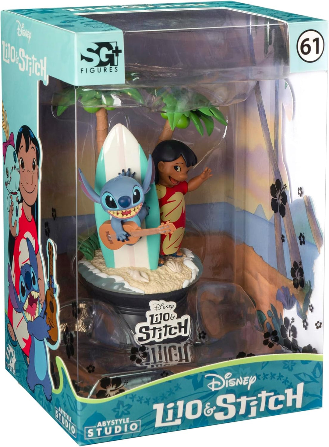 Disney Lilo & Stitch Surfboard Figure