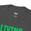 'Living After Midnight' Men's T-Shirt, showing reverse