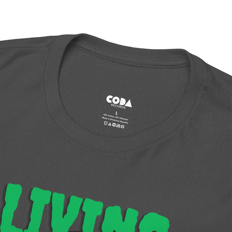 'Living After Midnight' Men's T-Shirt, showing reverse