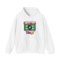 'Money Can't Buy Happiness, But It Can Buy Vinyl' Men's Hoodie, rear view