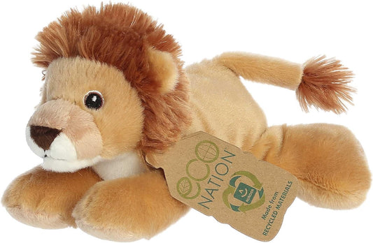 Lion Eco Nation Eco Softies 8 Inch Plush