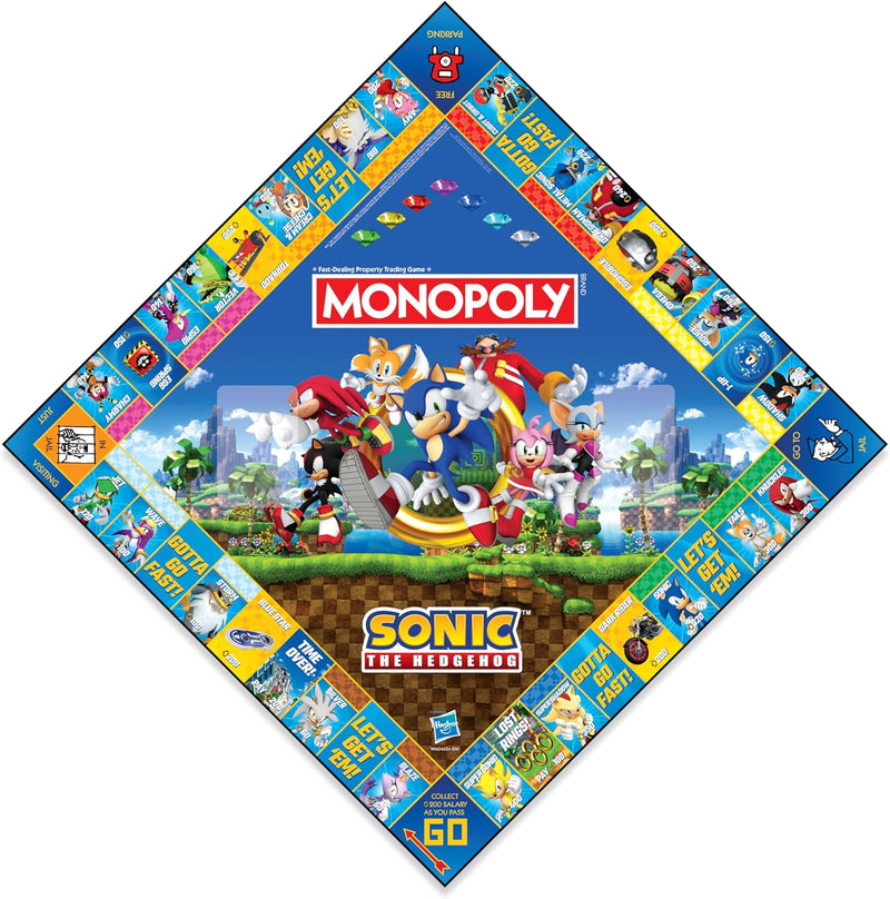 Monopoly: Sonic The Hedgehog Edition Board Game