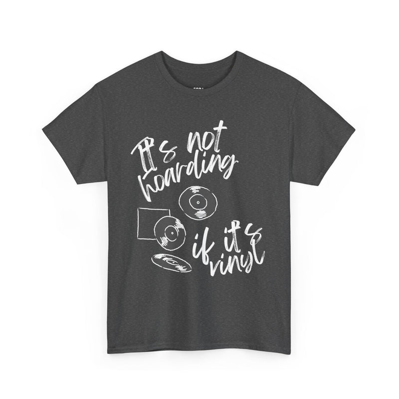 'It's Not Hoarding If It's Vinyl' Men's T-Shirt, side angle