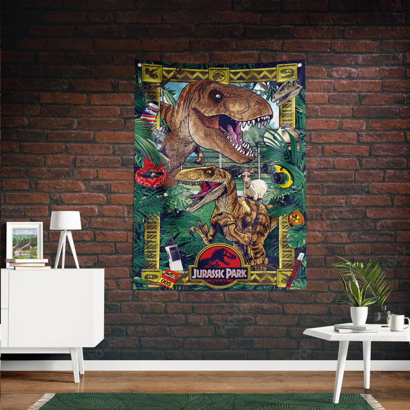Jurassic Park Jurassic Park Wall Banner 125 x 85 cm, side angle