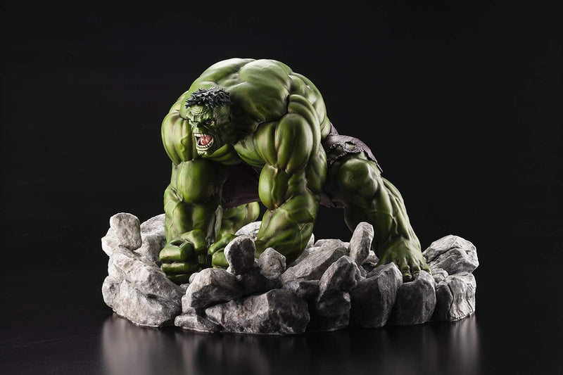 Marvel Hulk Artfx Premier Kotobukiya Limited Edition Statue, close-up detail