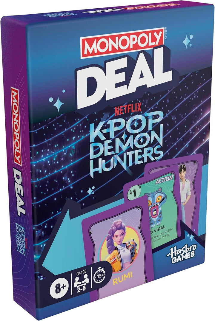Monopoly Deal K-Pop Demon Hunters