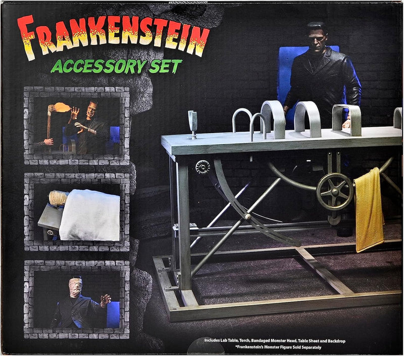 Universal Monsters Frankenstein 7" Scale Accessory Pack packaging view