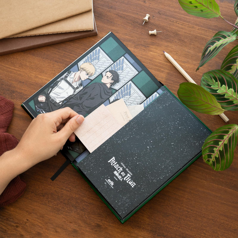 A5 Attack on Titan Premium Notebook packaging view