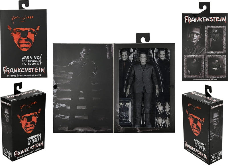 Universal Monsters (B/W) Frankenstein‚Äôs Monster Ultimate 7" Scale Action Figure (view 3)
