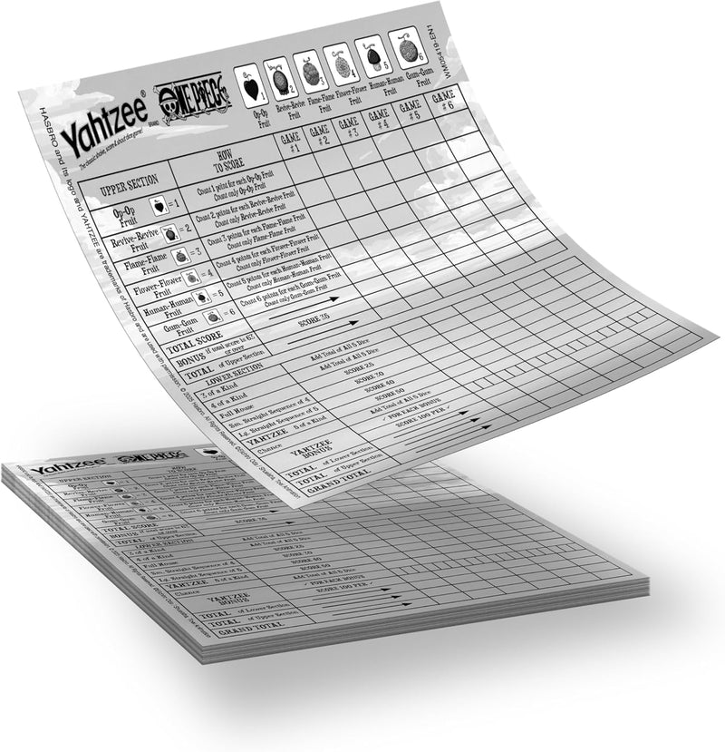 One Piece Yahtzee Special Edition Dice Game - Image 4