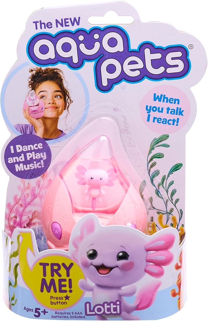 Aquapets - interactive dancing pet, side angle