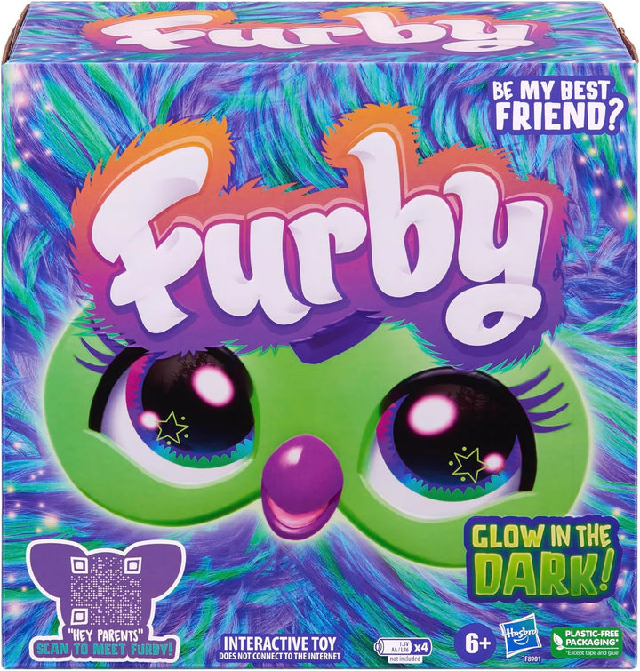 Furby Aurora Glow In The Dark Furbealis Interactive Toy