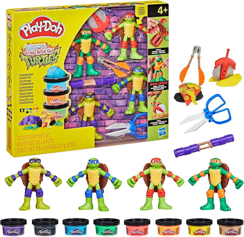 Play Doh Tales of The Teenage Mutant Ninja Turtles Cowabunga Creations Playset - Image 12