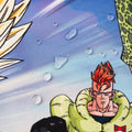 Dragon Ball Z Cell Saga Xl Mouse Mat, in display