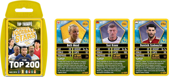 Top Trumps World Football Stars Top 200 (Pack 2)