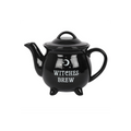 Witches Brew Ceramic Cauldron Tea Set