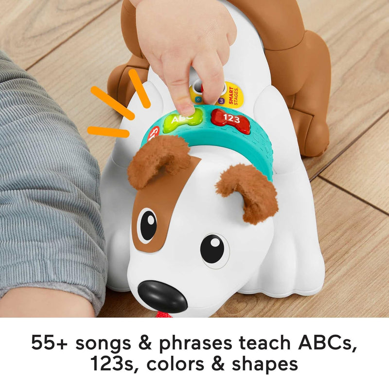 Fisher-Price 123 Crawl With Me Puppy, close-up detail