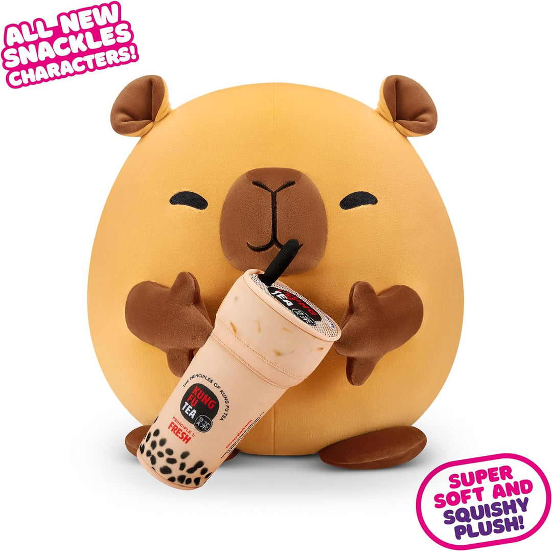 Snackles Series 2 Capybara (Kung Fu Tea Bubble Tea) 14" Plush