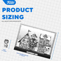 Funko POP! Moments Deluxe: Pokemon - Starters (1996), size reference