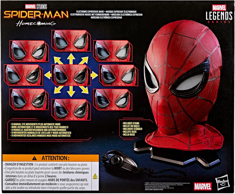 Marvel Legends Series Spider Man Homecoming Electronic Expressive Mask - Image 15
