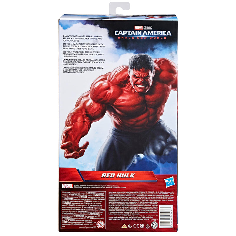 Captain America Brave New World Titan Hero Series Deluxe Red, additional view