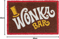 Willy Wonka Wonka Bar Design Doormat side angle